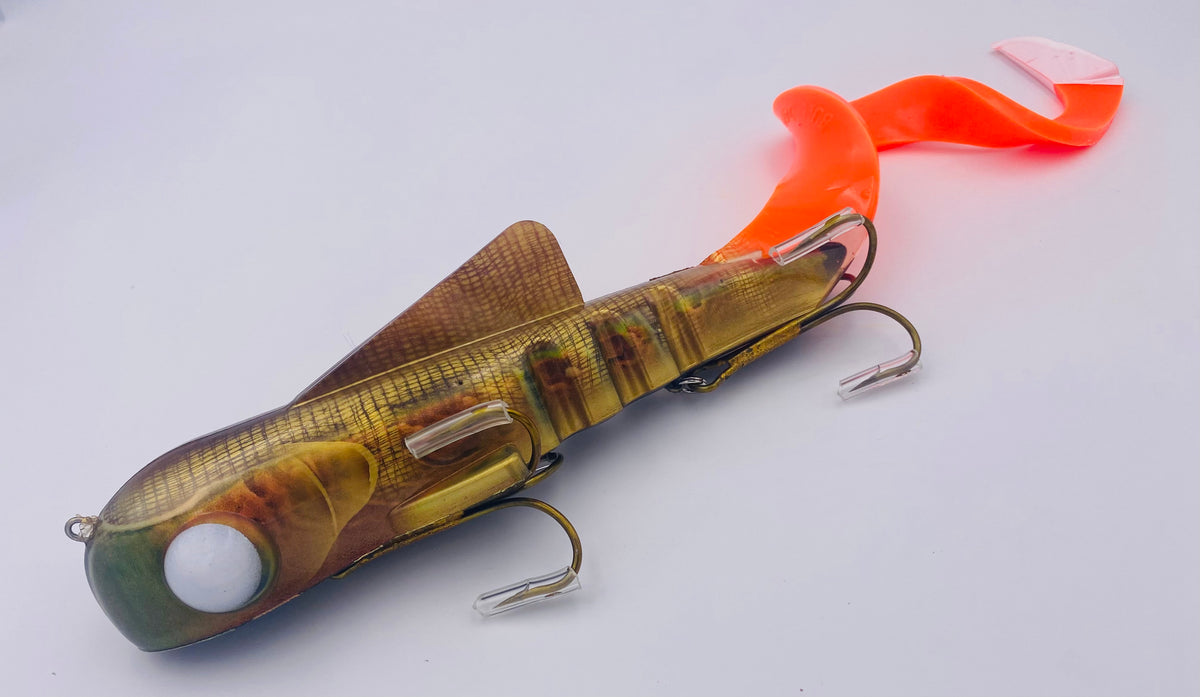 Bull Dawg 12 in Gold Walleye Lure