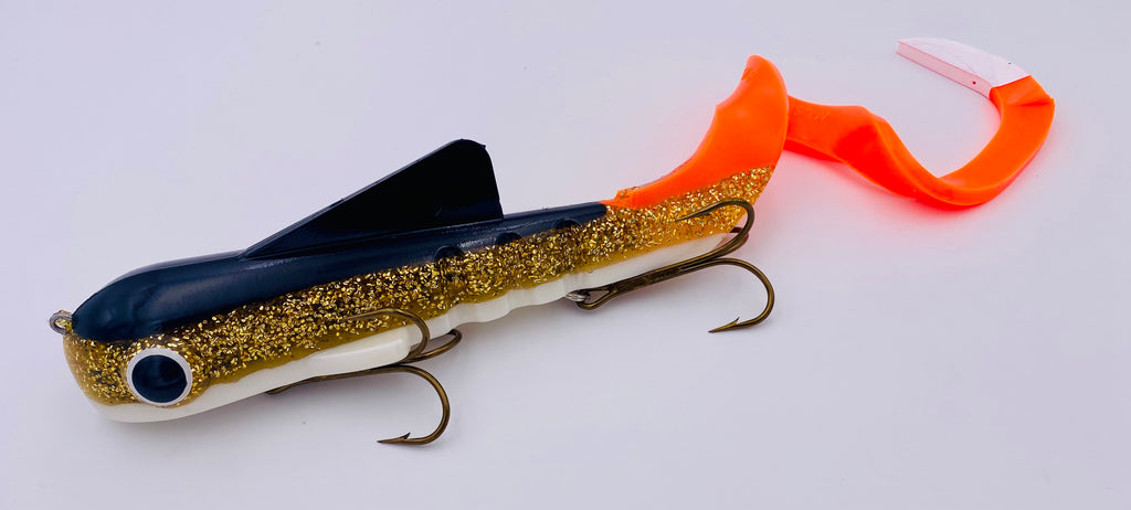 Custom Pro Super Magnum Bull Dawg Orange Tail Dago Sucker