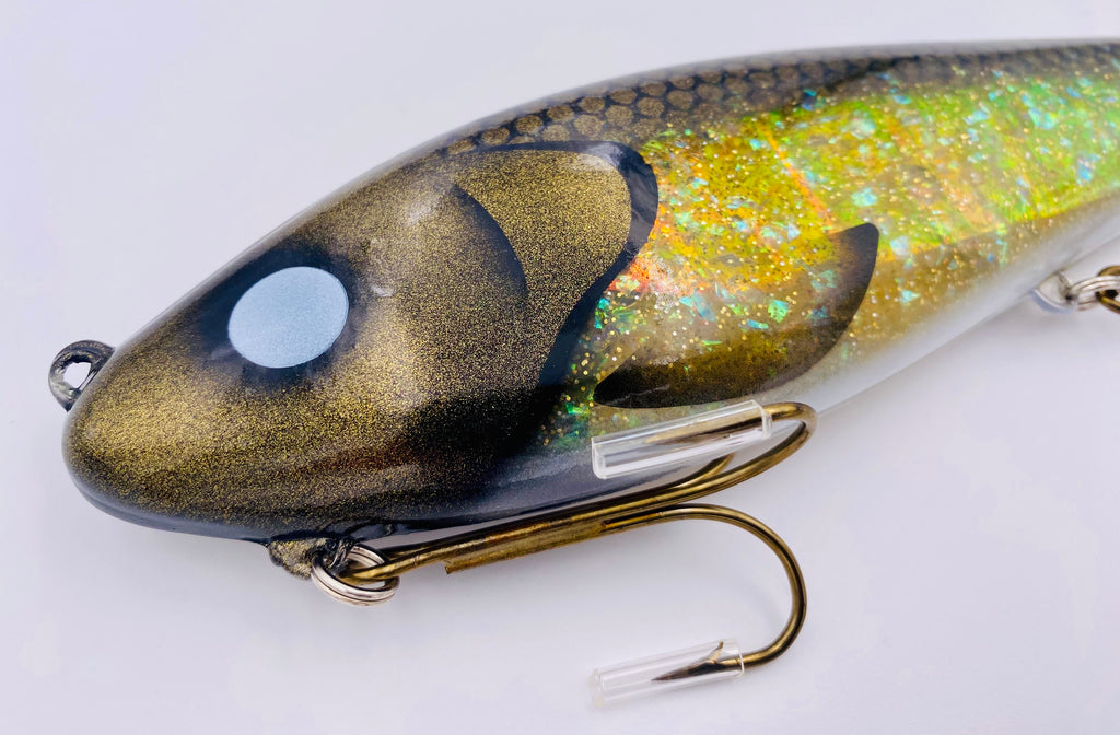 Custom Magnum Swimmin' Dawg Cracked Ice WI Walleye