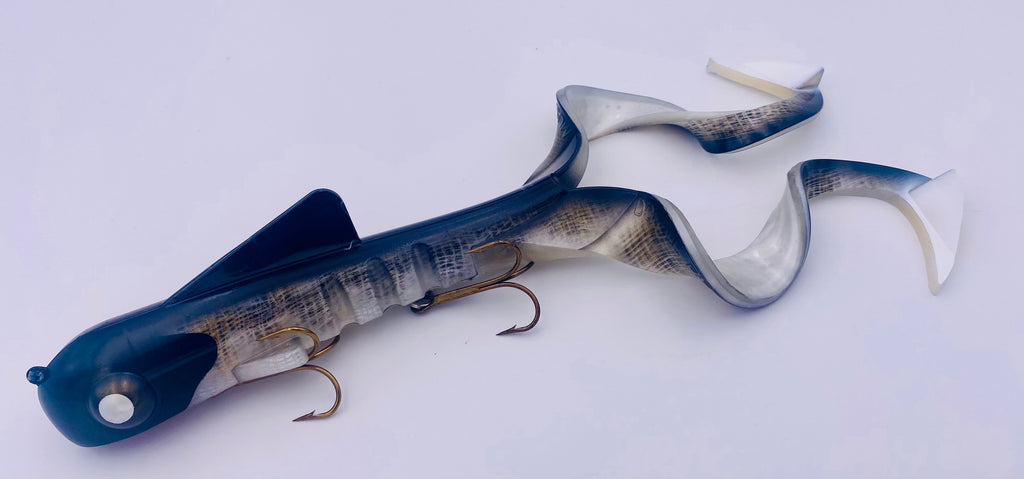 Pit Bull Double Tail - Pro Harness- Blotchy Walleye