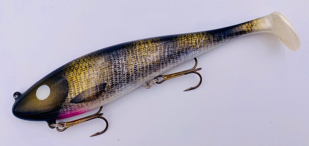 Custom Magnum Swimmin' Dawg Blotchy Walleye