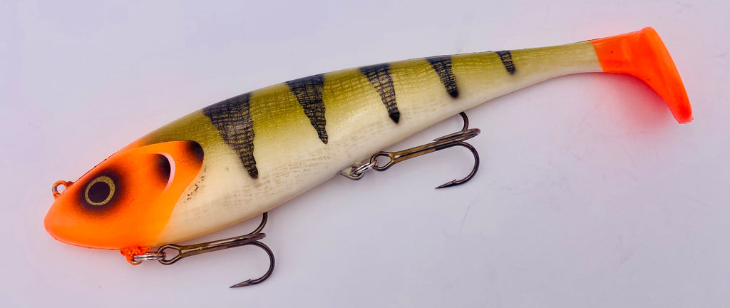 Custom Regular Swimmin' Dawg Orange Head Perch