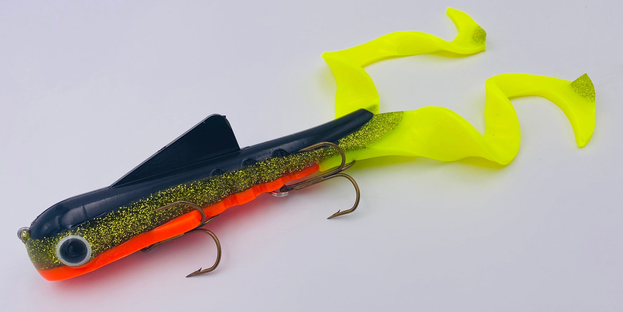 double hook fishing lure Regular Double Dawg LOTW Perch – Fin Rage Tackle