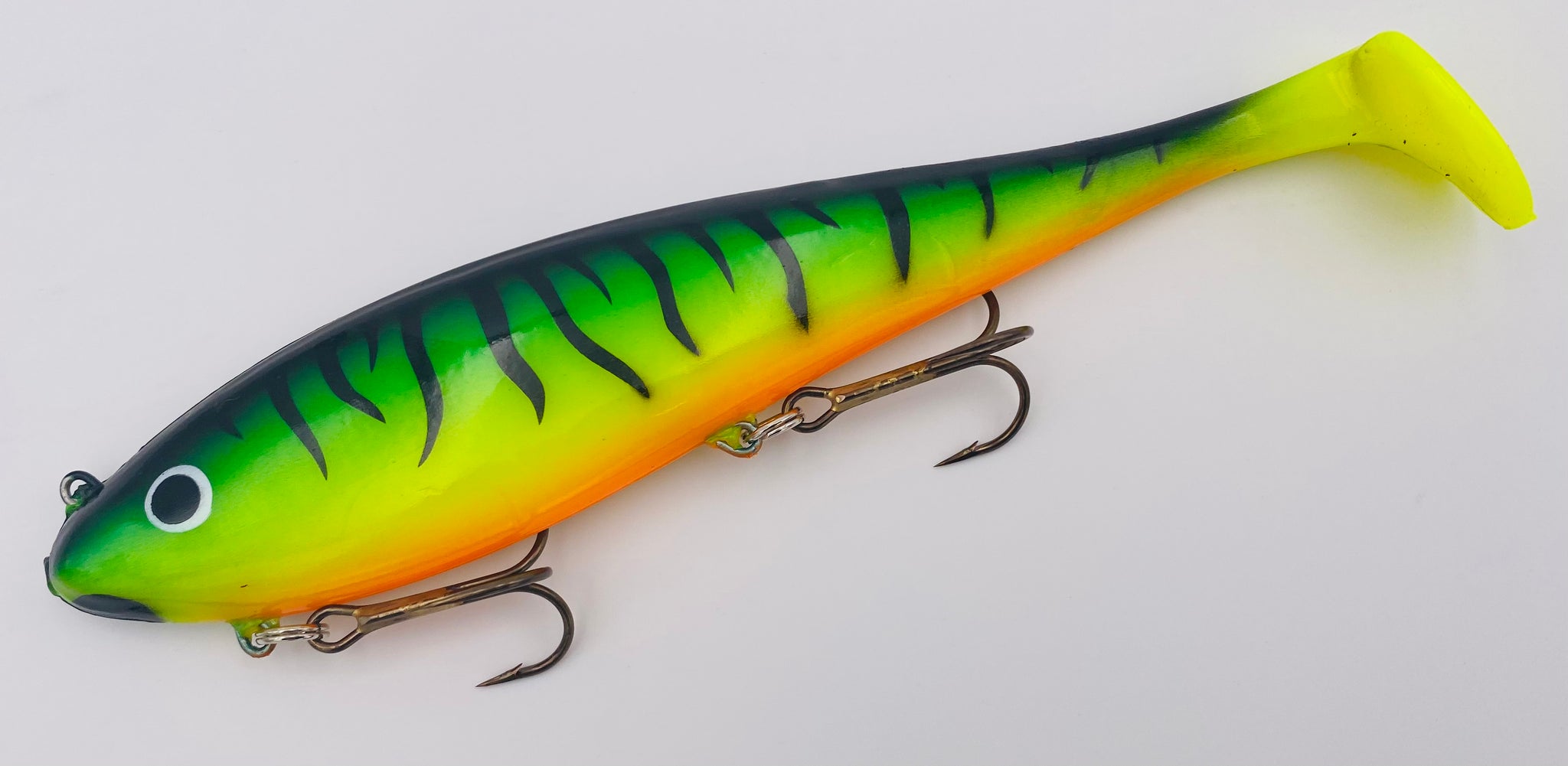 fish fire lures Regular Swimmin' Dawg Fire Tiger – Fin Rage Tackle