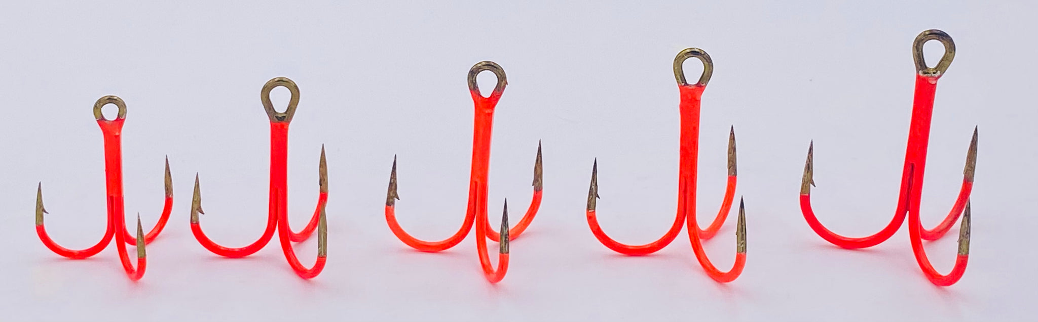 custom fishing hooks Custom Plasma Point Treble Hooks - UV Coated
